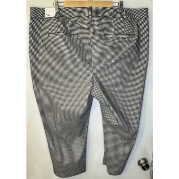 Lane Bryant Capri Women’s Plus Size 26 Four Season Slim Mid- Rise Gingham NEW - Picture 7 of 13